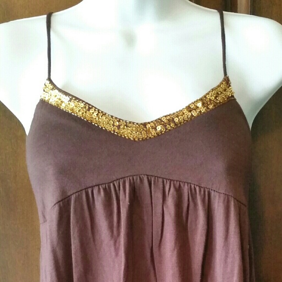 **SOLD in Bundle** 💠 NWOT/Brown Baby Doll Top - Picture 3 of 3