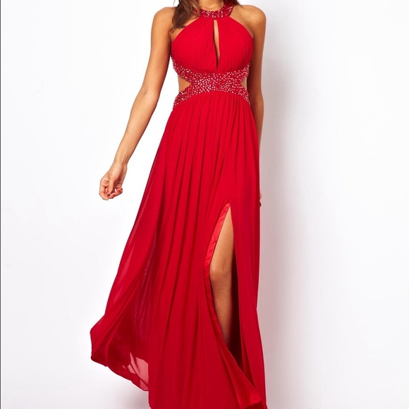 Red prom dress