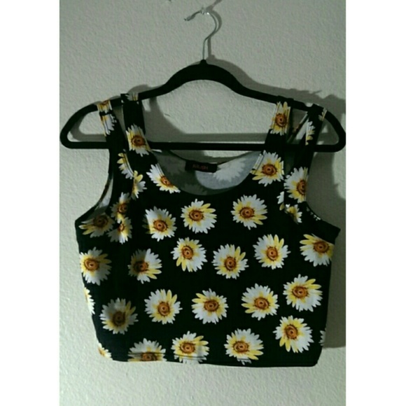 Daisy Crop Top NWOT
