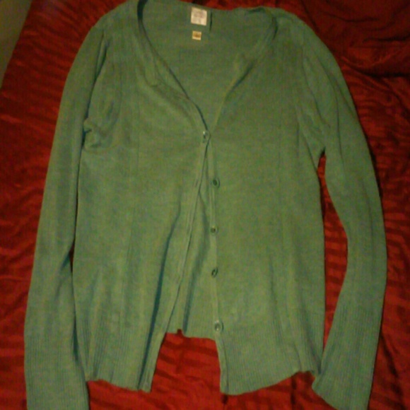 Teal old navy cardigan