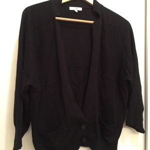 Black cardigan