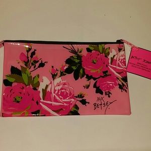 Betsey Johnson zipper pouch