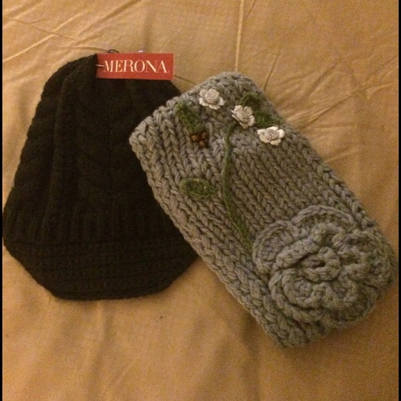 Warm Hats Black & Gray - Picture 1 of 4
