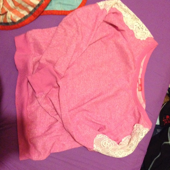 A Pink & White shirt.