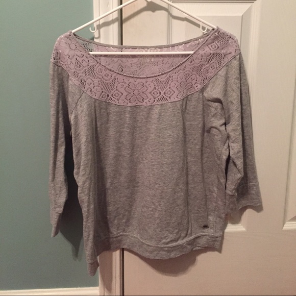 Grey Top ft. Knit Detailing