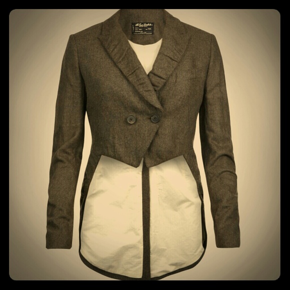AllSaints Louvre Tailcoat All Saints Jacket Brown