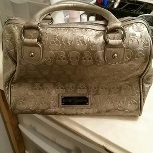 Betsey Johnson Princess Skully Satchel