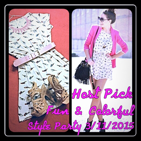 Dresses & Skirts - RESERVED ******     Bird Print Dress