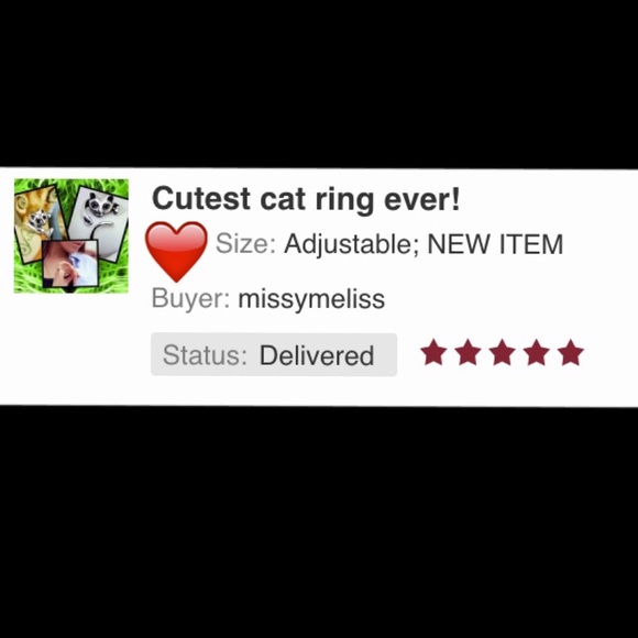 Cutest cat ring ever!! - Picture 3 of 3