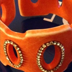 Orange Distressed Bangle