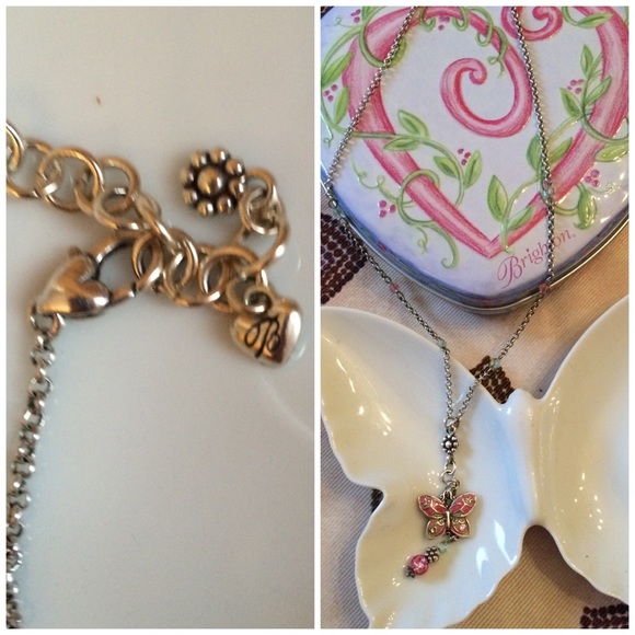 BUNDLED Authentic Brighton Butterfly necklace - Picture 3 of 4
