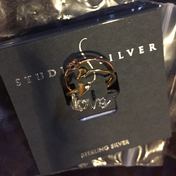 SZ 6 Tri-tone Ring Trio - Picture 3 of 4