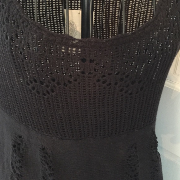 URBAN OUTFITTERS BLACK KNIT TOP/DRESS - Picture 2 of 4