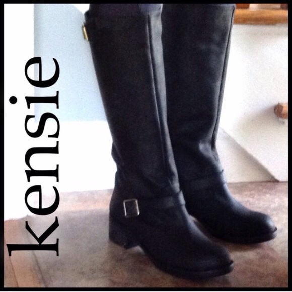 Kensie Shoes - PRICE IS FIRM!🍁KENSIE black leather riding boots