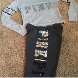 💗VS Pink ! Bling pants💗