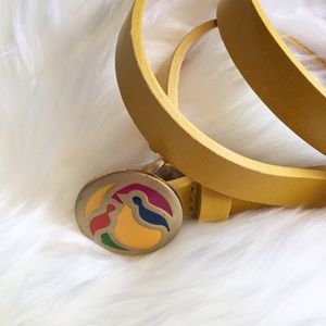 Cynthia Rowley Accessories - Colorful Cynthia Rowley Yellow Leather Belt Cynthia Rowley Accessories - Colorful Cynthia Rowley Yellow Leather Belt