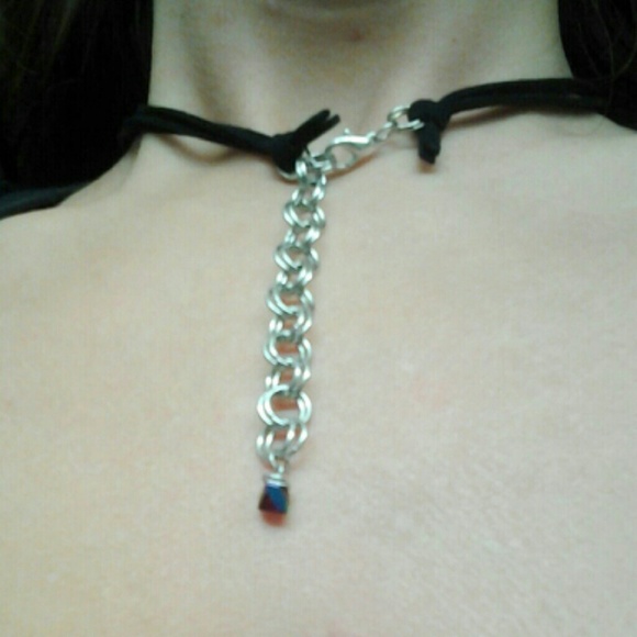 Handcrafted, "Party Girl" Bangle Necklace - Picture 4 of 4