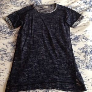 Madewell short-sleeved sweatshirt dress