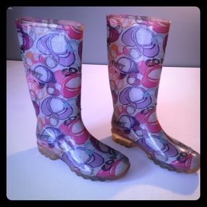 Coach rain boots