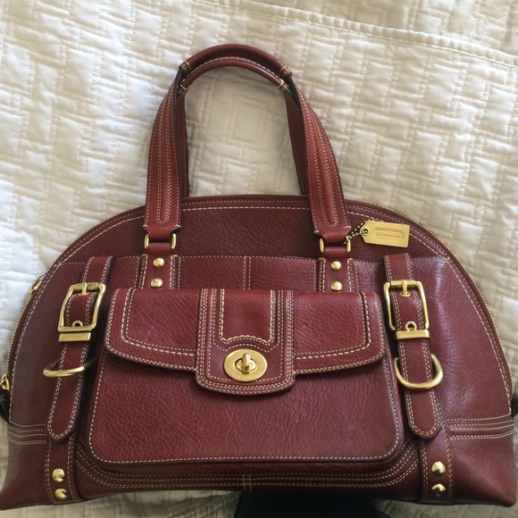 Gorgeous Coach Leather Satchel