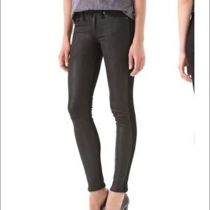 Rag & Bone Leather Hyde Jean in Black