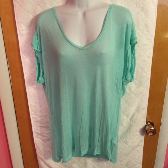 Lightweight ASOS mint green top