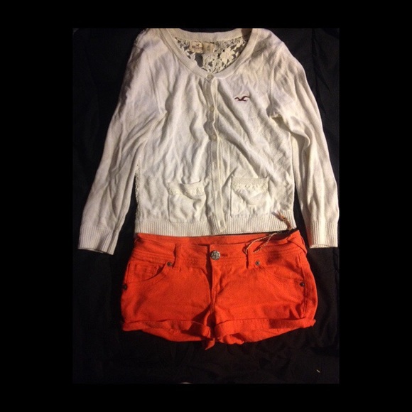 Laced hollister cardigan