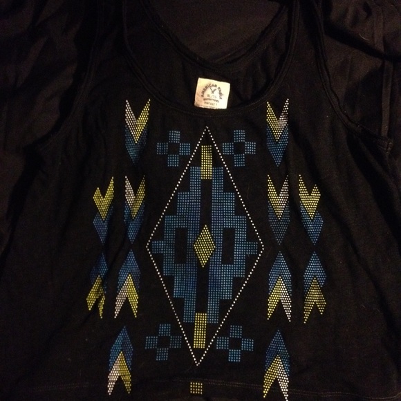 Aztec flowy tank top