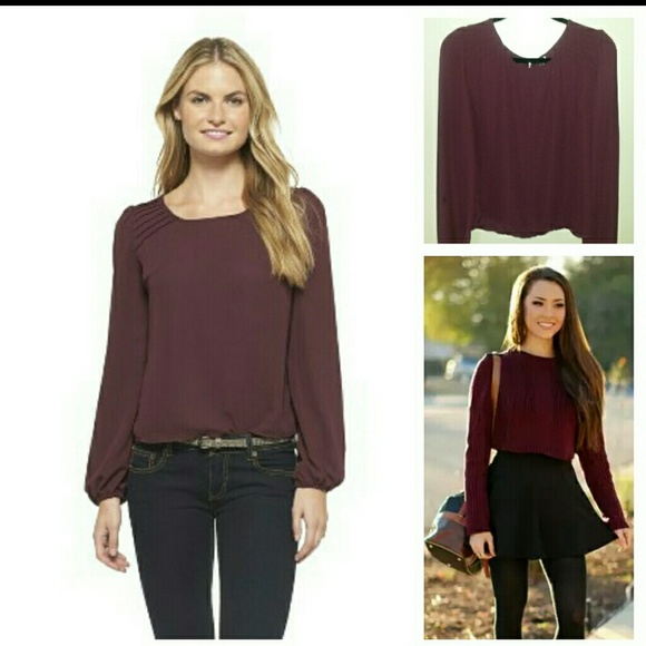 Maroon Blouse
