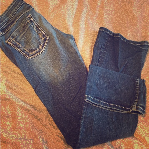 BKE boot cut medium wash denim