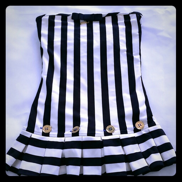 Juicy Couture sailor one piece dress bathing suit