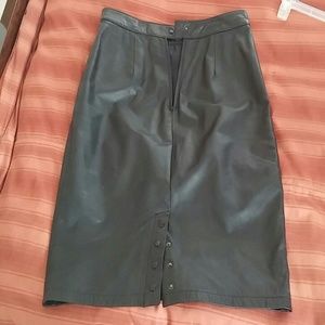 Kamiran leather skirt