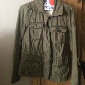 Abercrombie & Fitch Army Green Utility Jacket