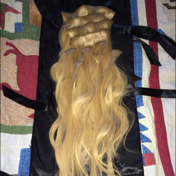 100% Remy human hair 18" extensions