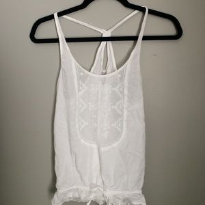White Sheer Tank.