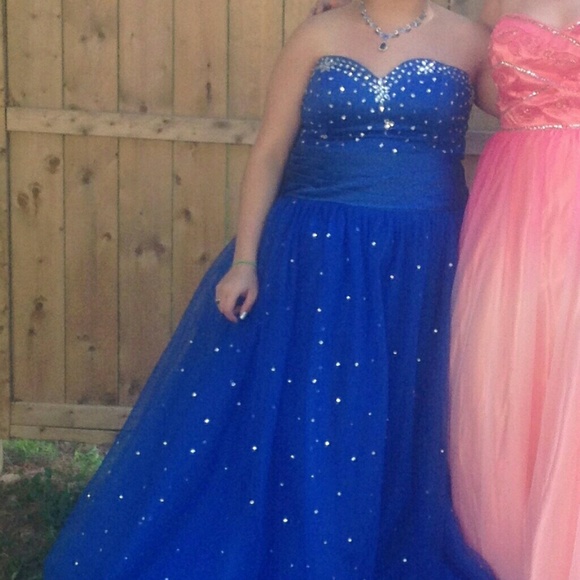 SOLD ###  prom Homecoming Ball Gown, rhinestone