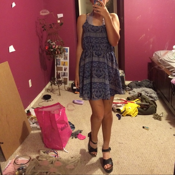 PAISLEY PRINT DRESS - Picture 3 of 3