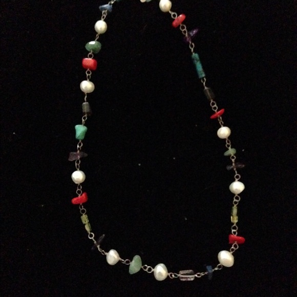 Silpada Multi Color Stone Necklace