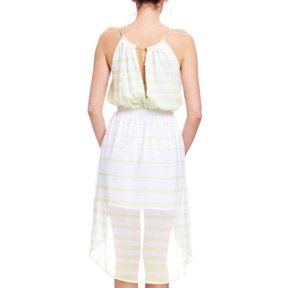 XS | Bebe Mint Hi Low Chain Dress - Picture 4 of 4