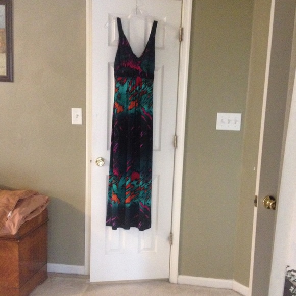 Beautiful colored maxi dress