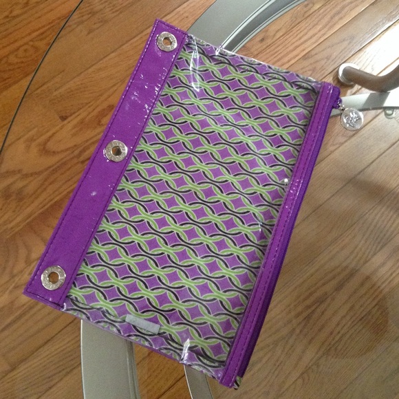 Vera Bradley Pencil Case 💜💚