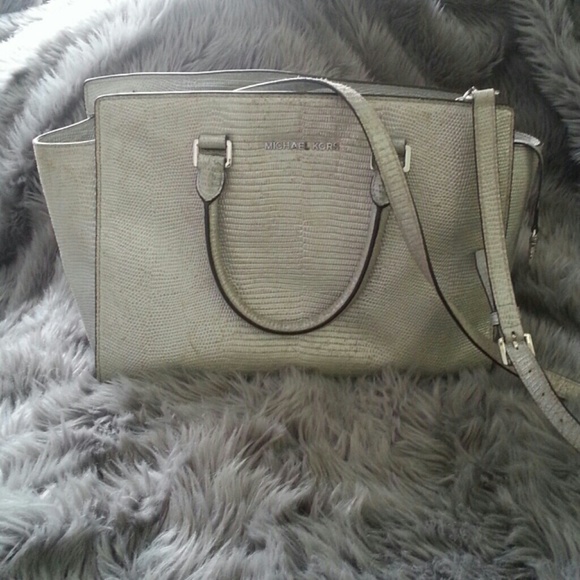 Michael kors lizard handbag