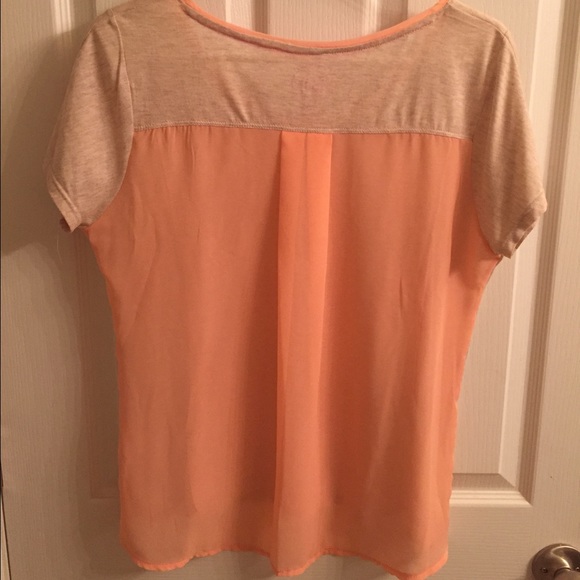 Chiffon back tee - Picture 3 of 3