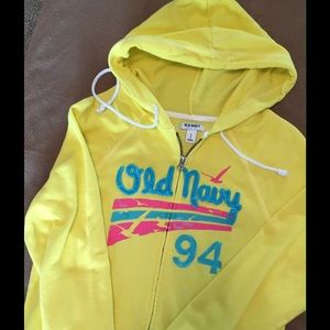 Old Navy Yellow Hoodie - Nice