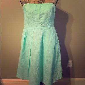 JCrew Turquoise Cotton Dress