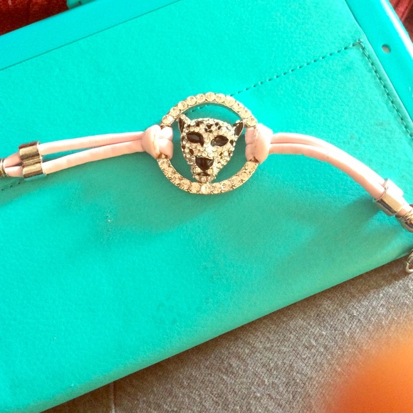 cheetah face bracelet