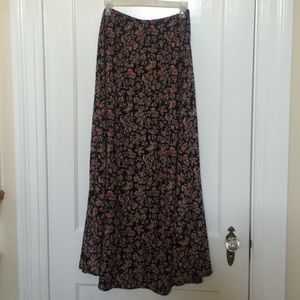 Floral maxi skirt