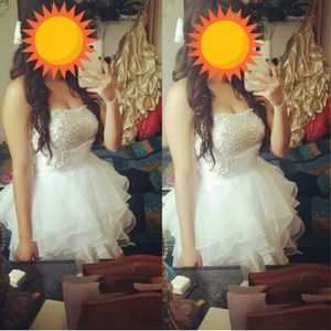 White Sequined Dress