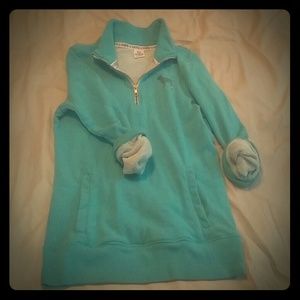 Vs Pink lightweight half zip pullover