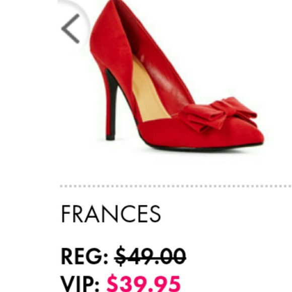 Red bow heels - Picture 3 of 3